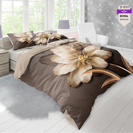 روتختی دونفره پارچه ترک 6 تیکه برند رویال با دوسال